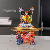 French Bulldog Graffiti Sculpture Tray